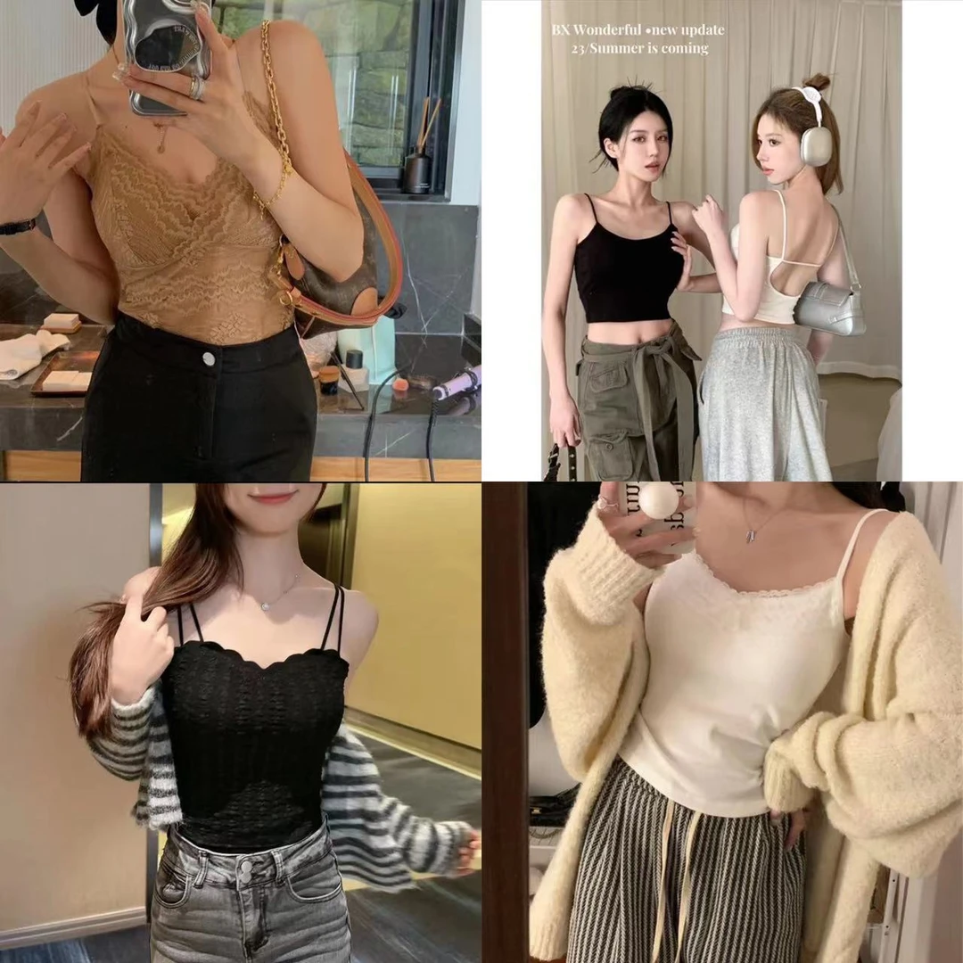 【娜娜专享】NN新款外穿内搭百搭吊带背心女~~