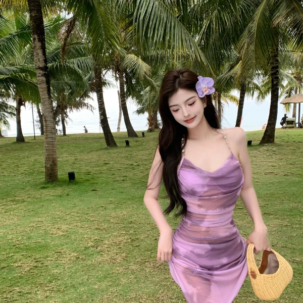 2025春夏新款钢托连体泳衣女裙式显瘦遮肚泡温泉度假游泳装4046