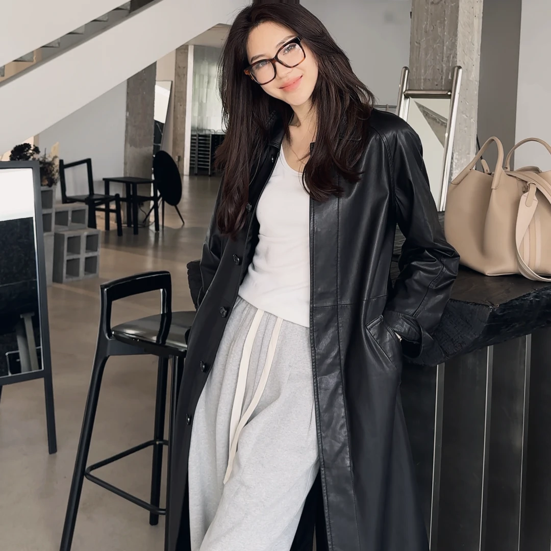 王嬛嬛MsLime25年新款时尚休闲气质百搭皮衣HC2C1778