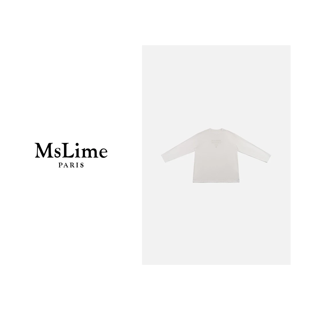 王嬛嬛MsLime25年新款时尚休闲气质百搭T恤HC2C2191