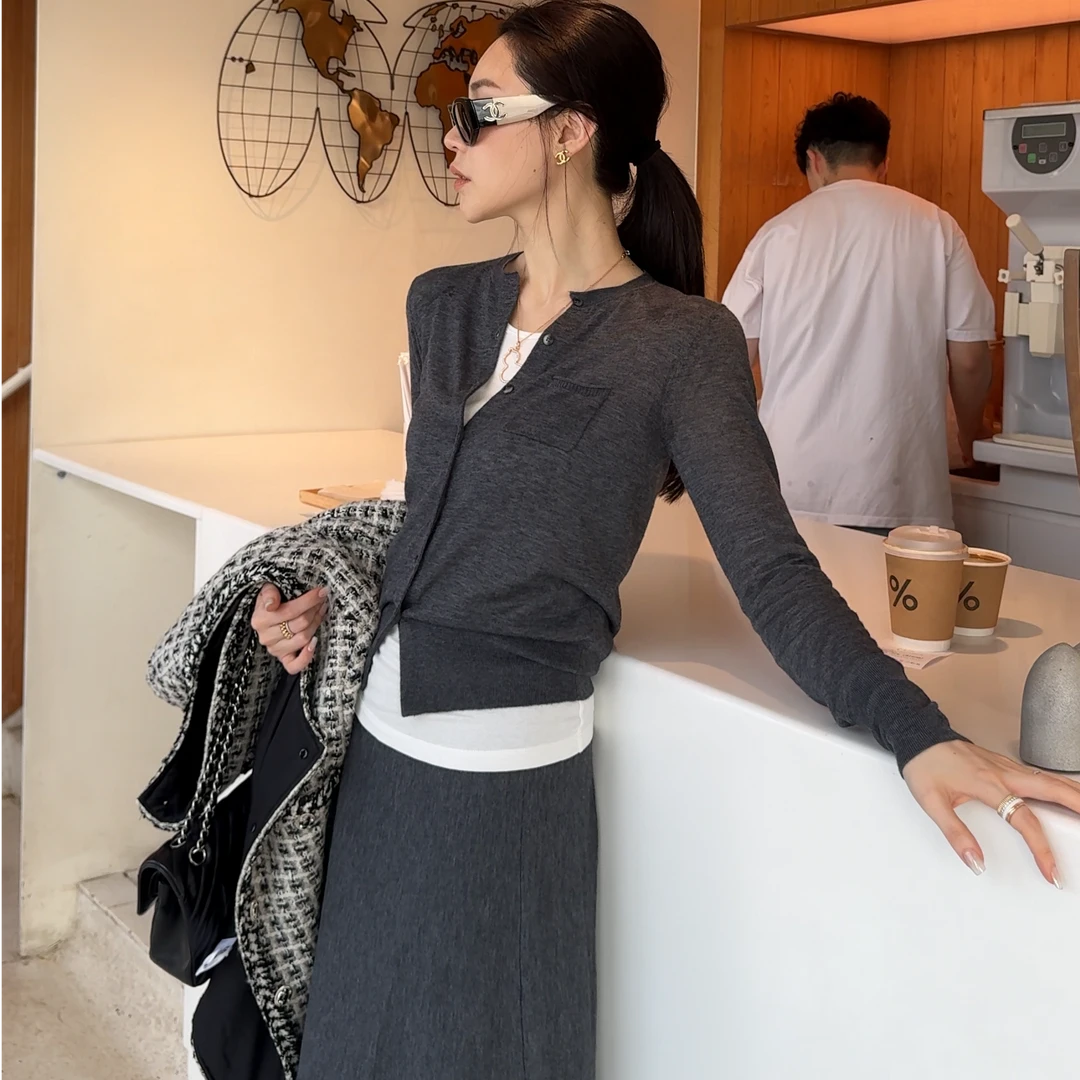 王嬛嬛MsLime25年新款时尚休闲气质半身裙HC2C1853