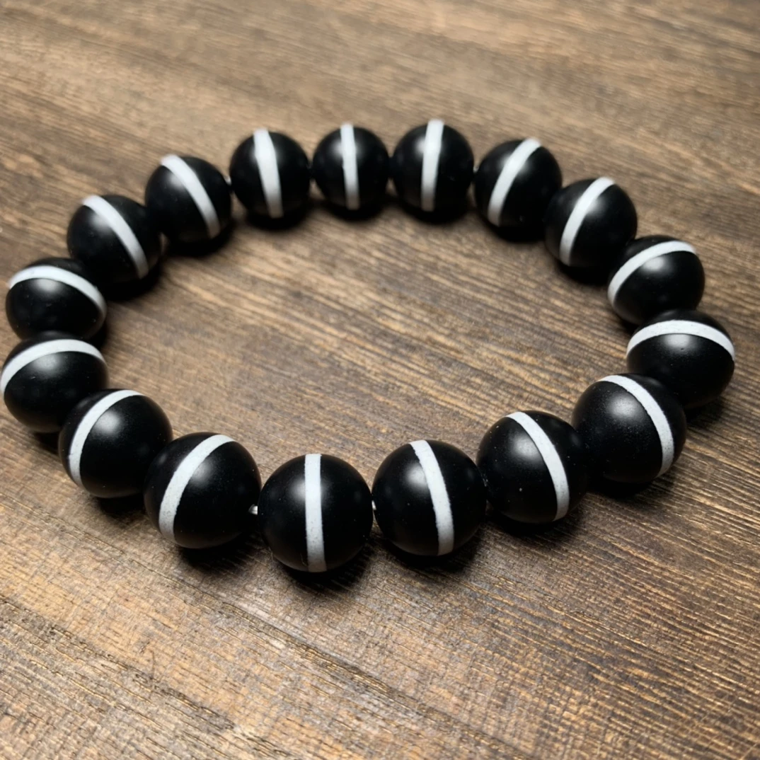 简约清新潮流百搭天然玛瑙一线玛瑙手串男女文玩民族风手链手饰品