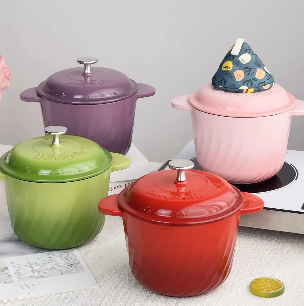 BLF德国饭釜珐琅锅2.2L家用大容量18cm