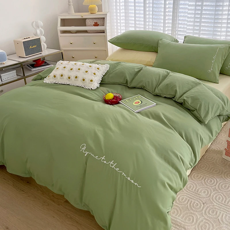 纯色被套单件150x200学生宿舍单人1.5米双人被罩200x230被单ins风