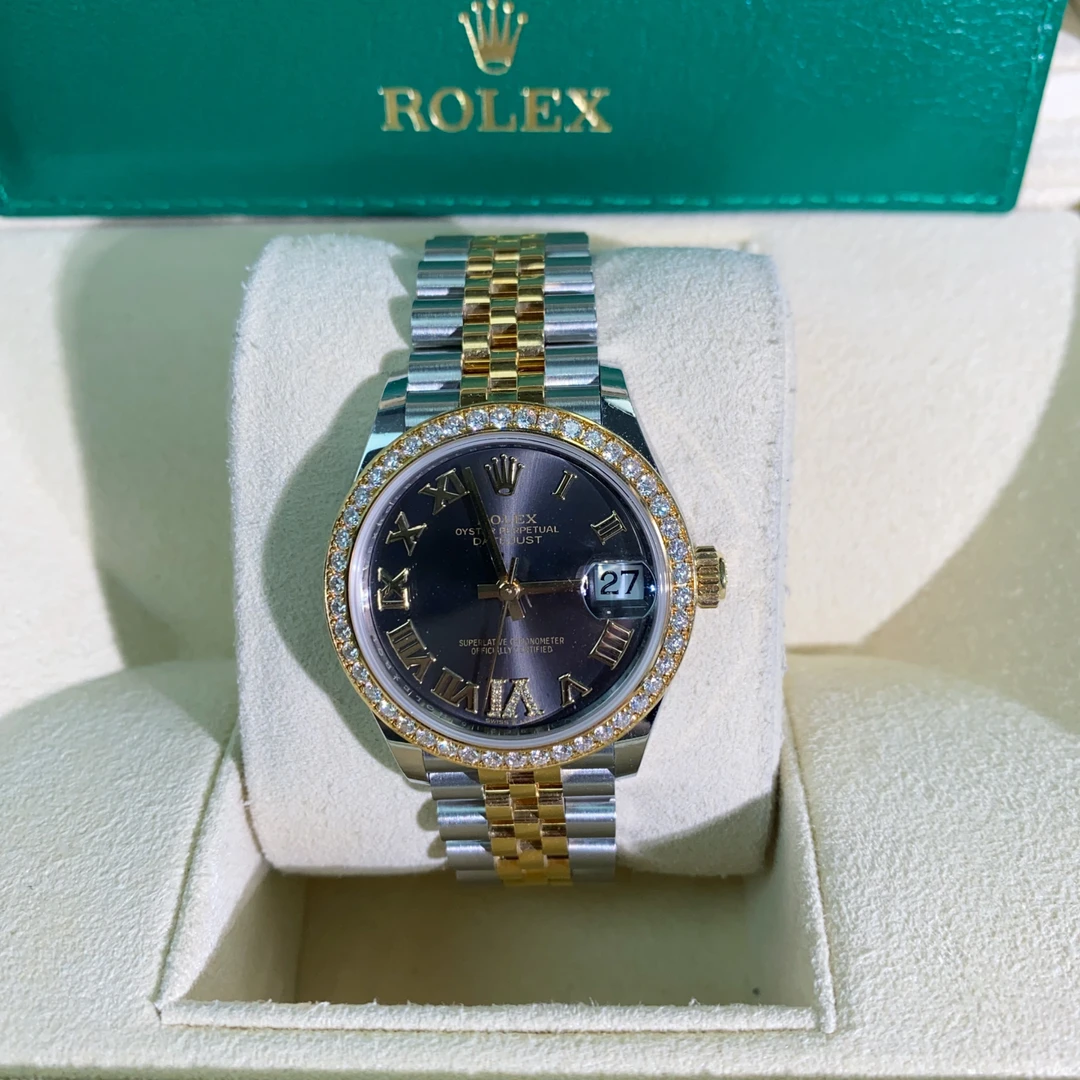 95新 Rolex/劳力士 日志278383/31盘/内外原盘原钻/自动机械