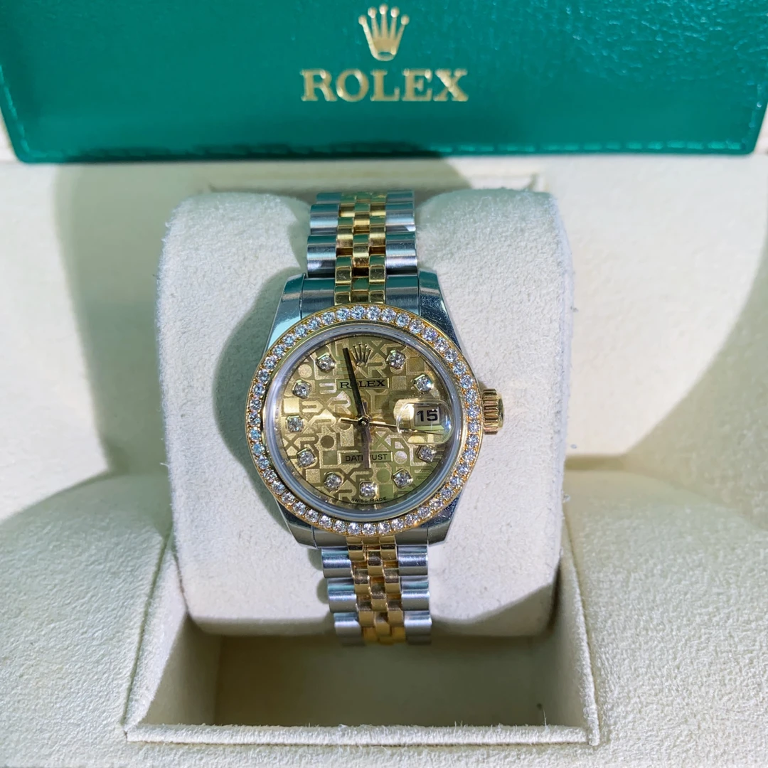 95新 Rolex/劳力士 日志/179383/26盘/原盘原钻/18年/自动机械