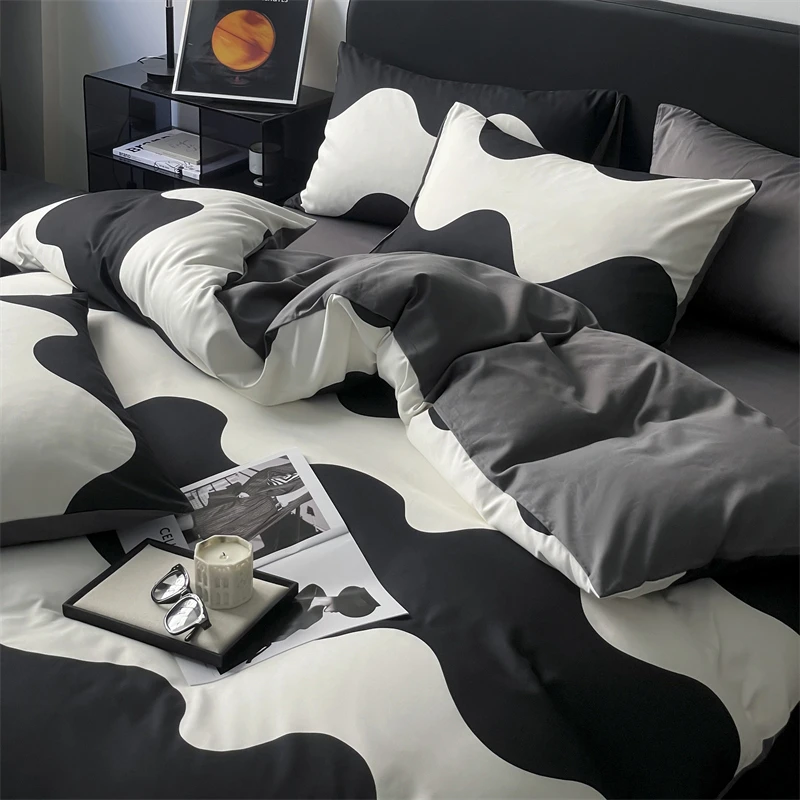 四件套全棉纯棉2023新款大学生宿舍床上用品三件套被套床品床单3