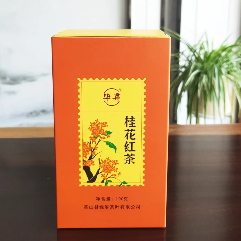 （楚茶）毕昇桂花红茶（窨制）一级中小叶2025年新茶100g盒装