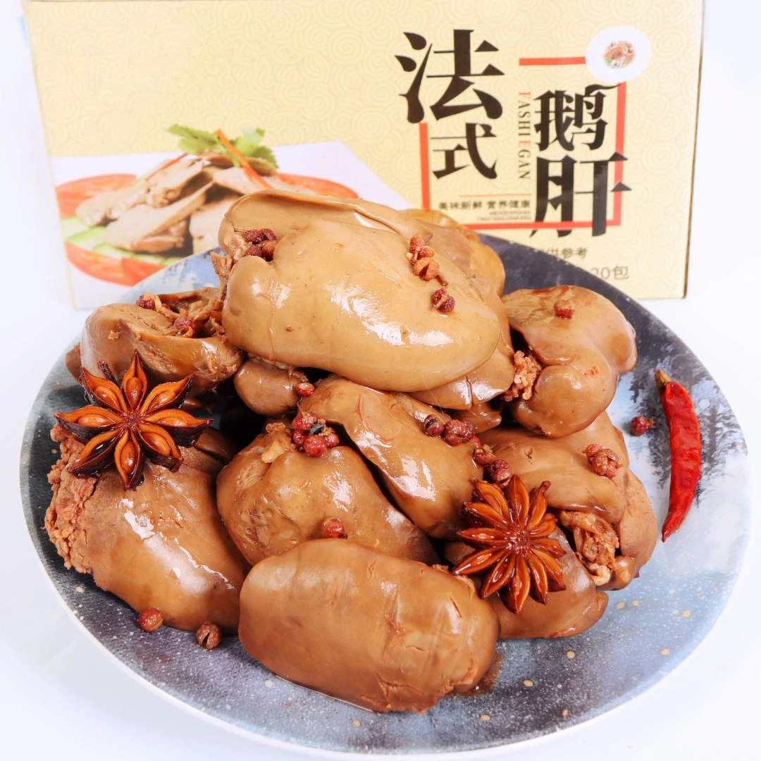 法式鹅肝酱鹅肝独立小包装香辣味辣味零食小吃2即食卤味新鲜天然