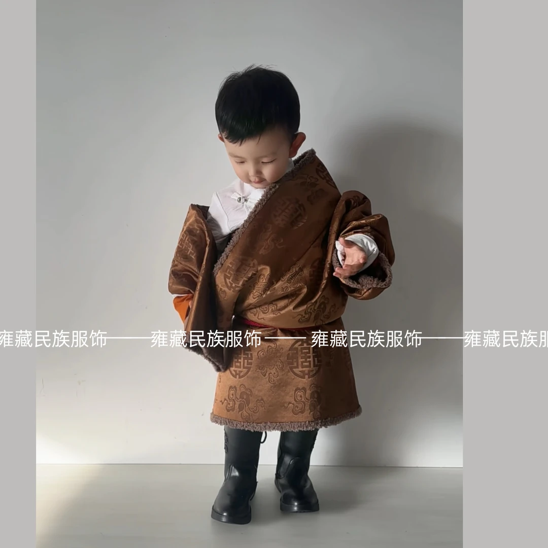 儿童藏装新款男童藏服藏式藏装藏服单件藏袍款藏服藏族服装