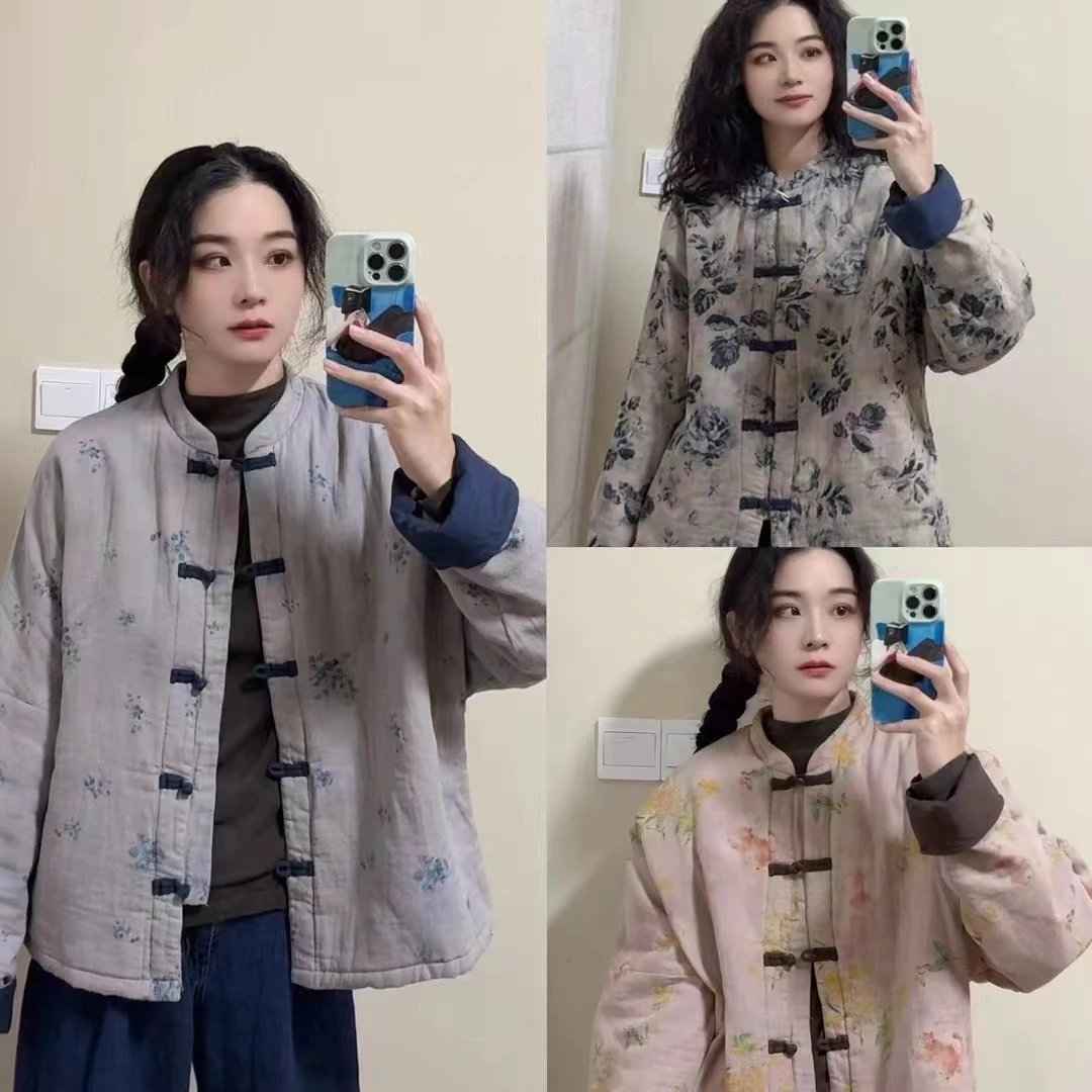 【花汐语】高品质棉服-2024秋冬新款精致温柔女人外套上衣