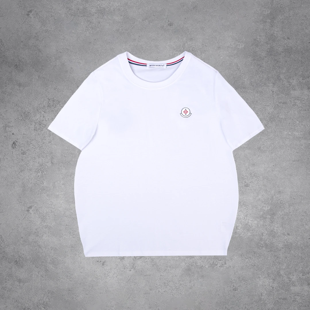 蒙口氏佳冬季新款加厚T恤男士纯色短袖休闲男装打底纯色T百搭圆领