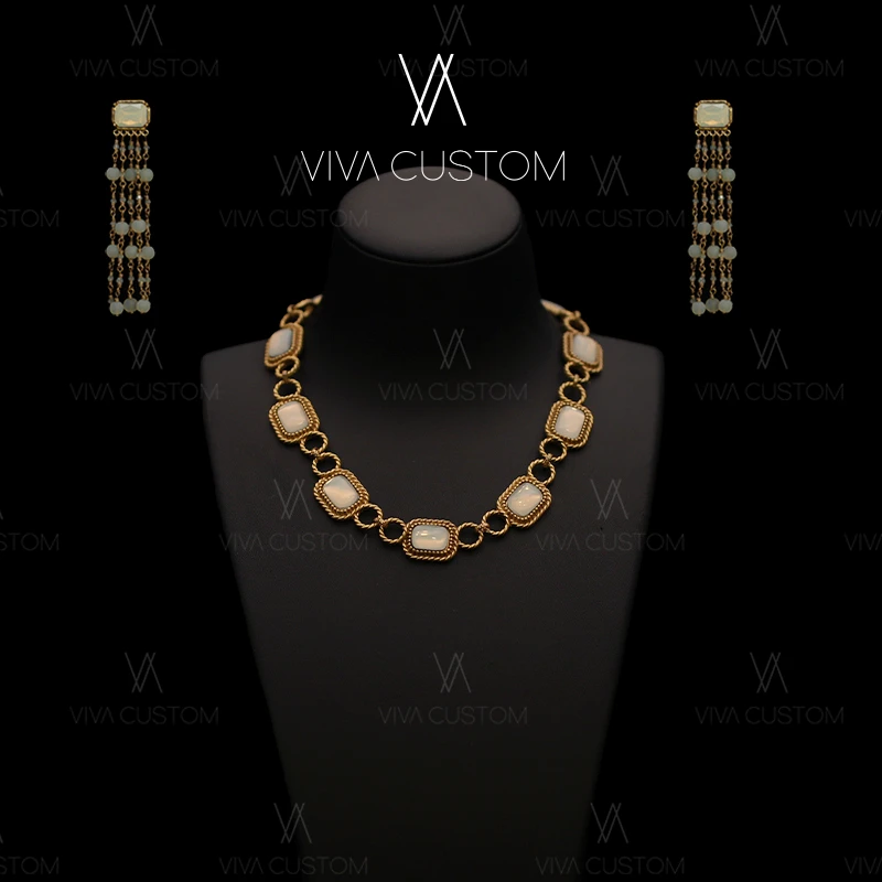 （昨日重现系列）时尚精致百搭冰透洁清套装』