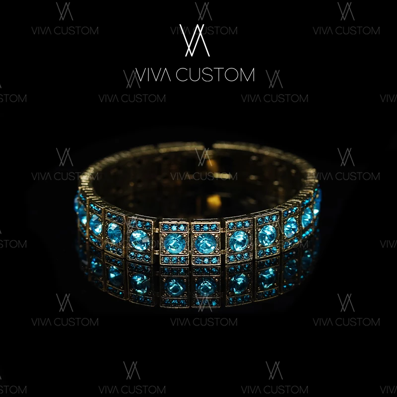 合金合成锆石手链 (HD系列)拼接闪耀手链X