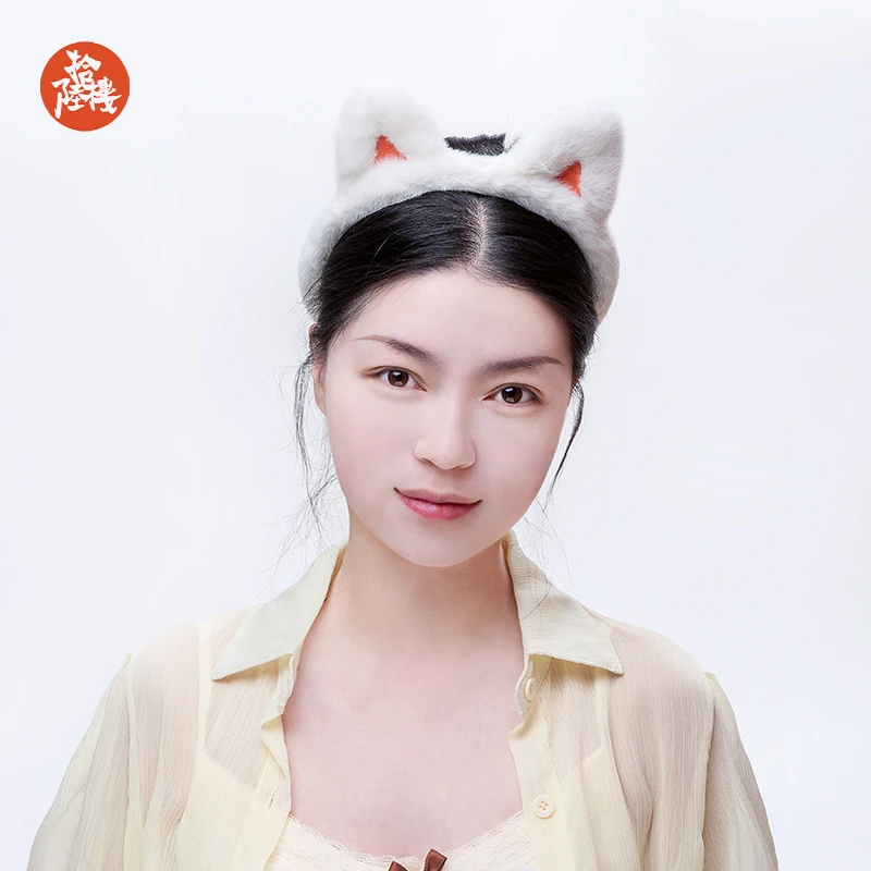 拾陆楼小猫耳朵毛绒头饰玩具发饰女生可爱儿童节