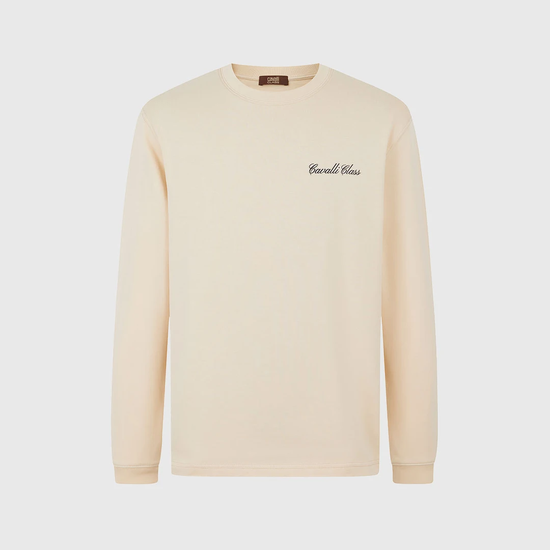 Cavalli Class秋冬男装新款时尚年轻休闲印花设计卫衣RWC348