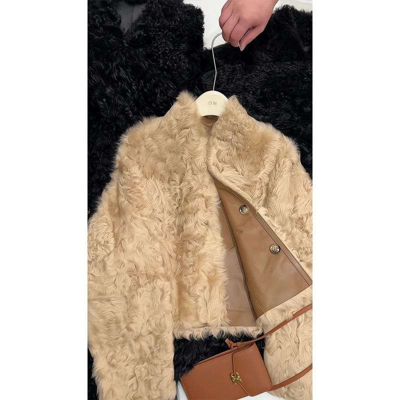 小香风复古外套2024秋冬新款休闲宽松高级感毛毛保暖显瘦长袖上衣