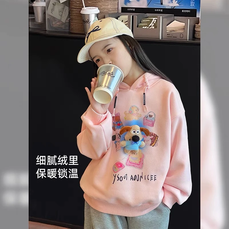 【清仓】韩版东大门立体小狗可爱加绒卫衣 A652 652 X Z1