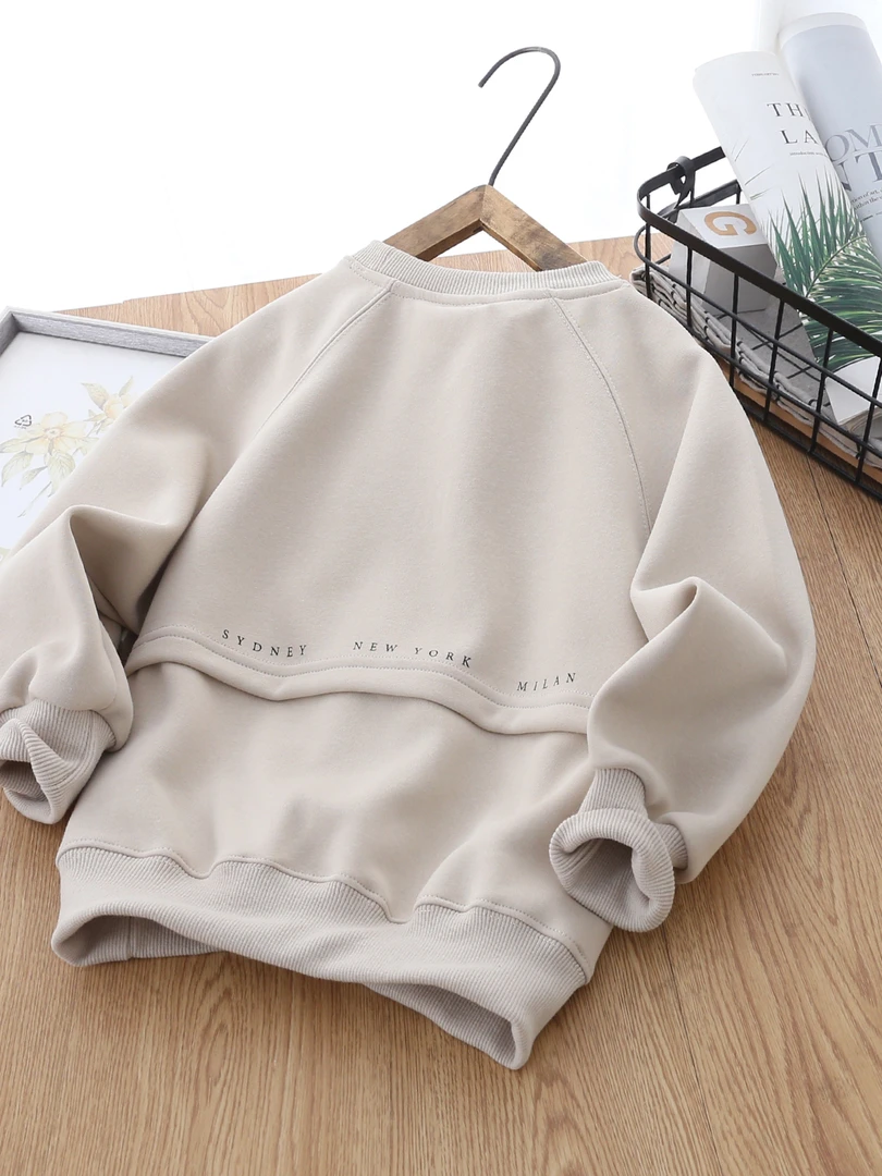 [601-800]儿童百搭洋气时髦秋季休闲童装（圆领-polo）上衣