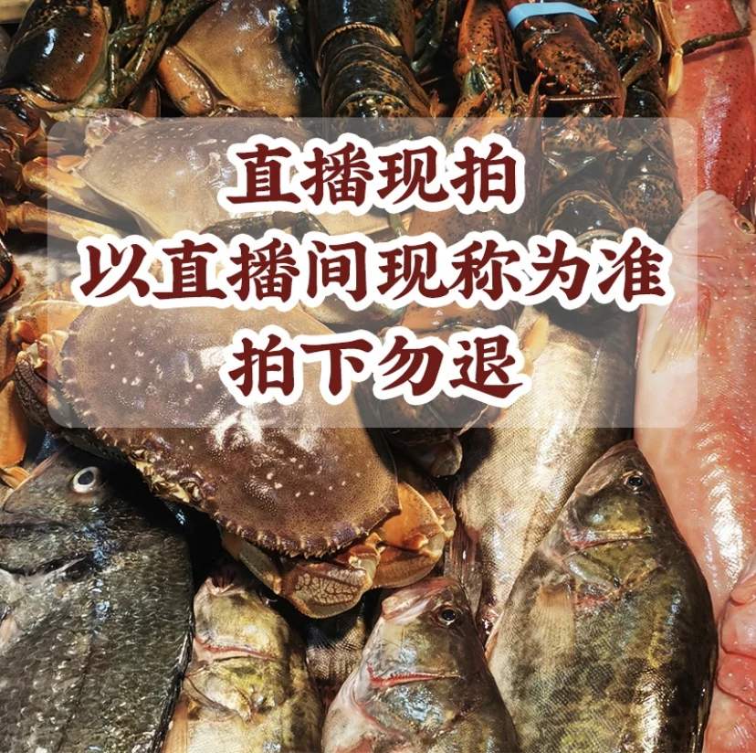 直播间现称链接野生海鱼 顺丰省内包邮