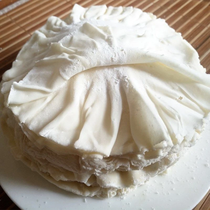 呼市烧麦皮稍美皮烧卖皮纯手工呼市特产面食饭店供应内蒙烧麦