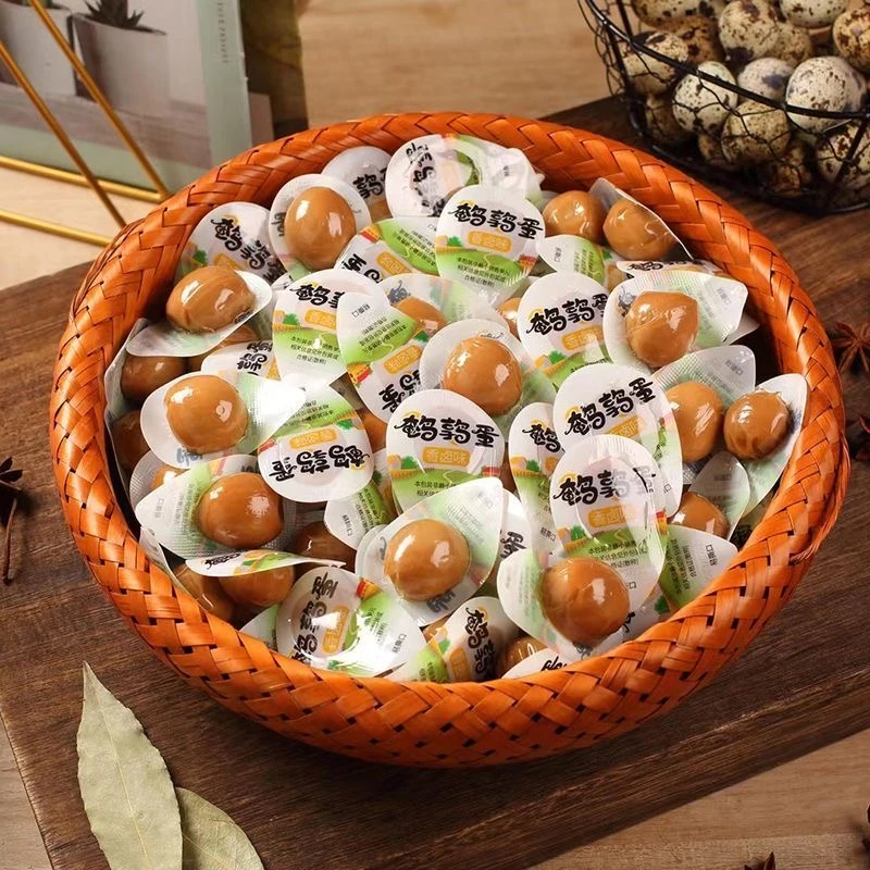 五香味卤香盐焗鹌鹑蛋开袋即食独立小包早餐宵夜零食小吃休闲食品