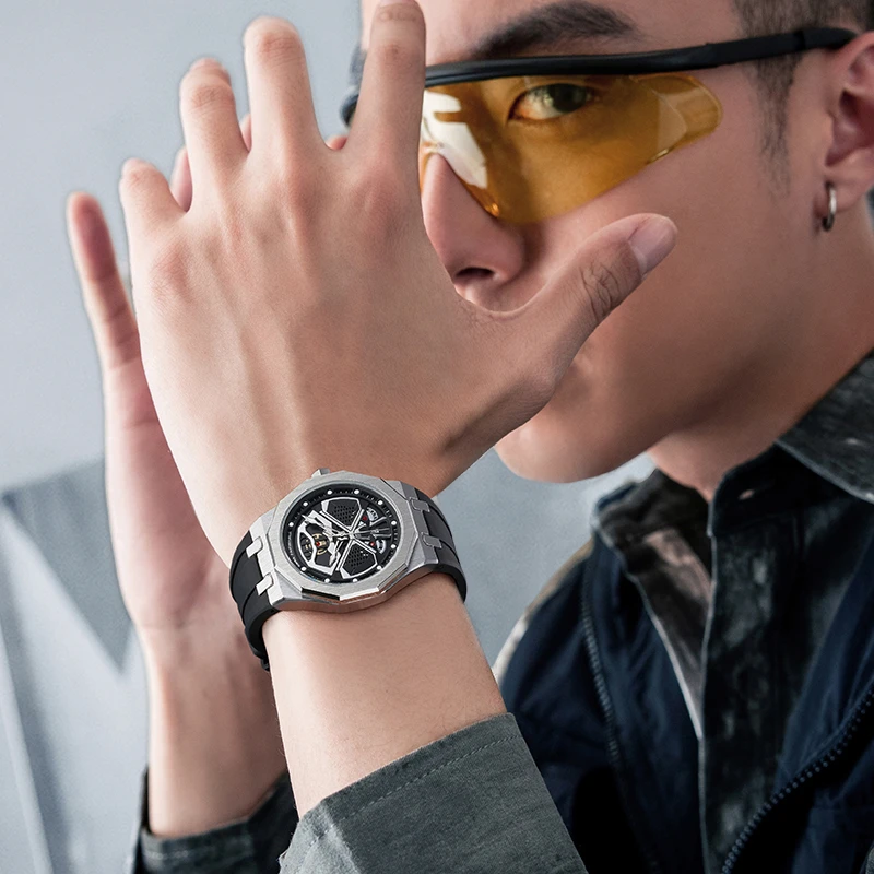 马克华菲手表男士石英全自动表防水夜光2023新款男士腕表经典高端
