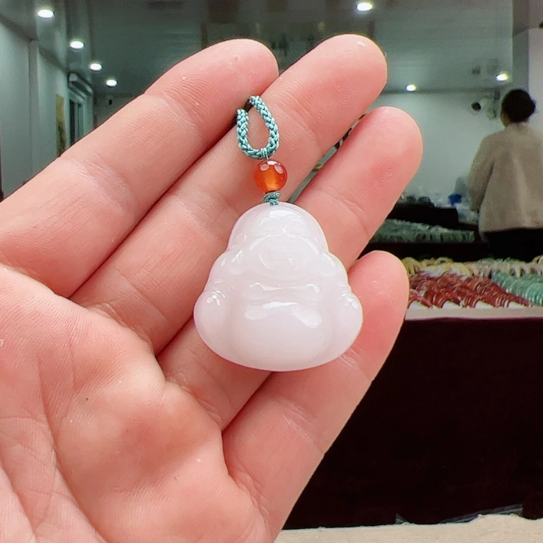 【闪购商品】石英质玉（金丝玉）011佛未镶嵌