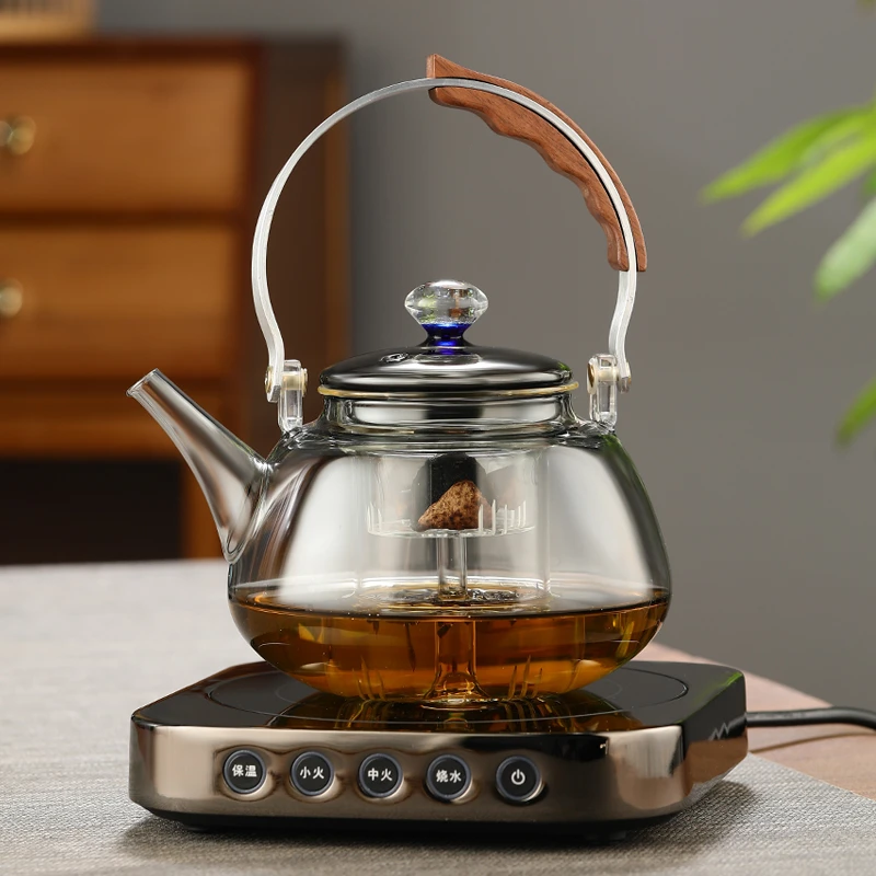 炉元素超薄煮茶家用小型保温大火中火小火电陶炉蒸煮蒸汽蒸茶