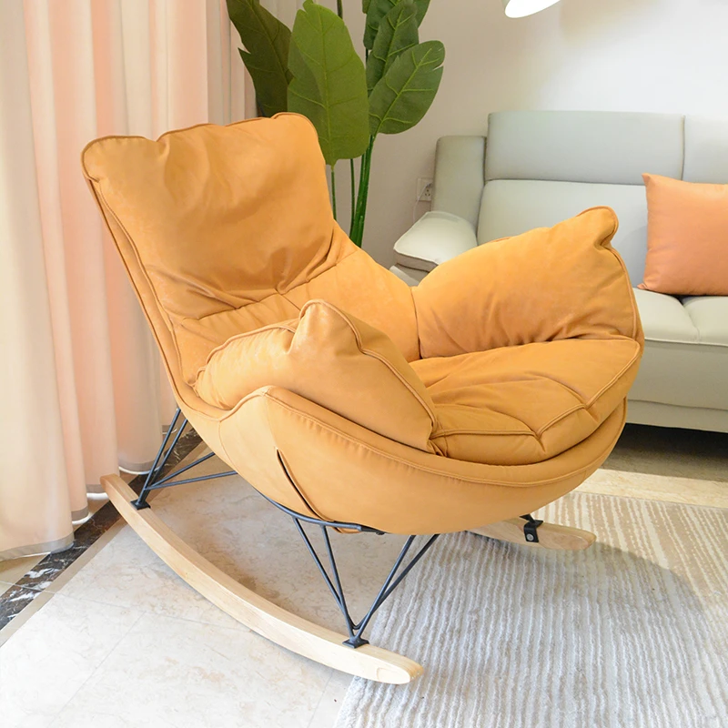 摇椅躺椅大人阳台休闲懒人沙发客厅逍遥椅子龙虾椅家用摇摇椅