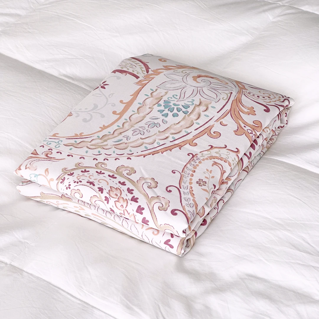 【京かわ会社】莱赛尔进口天丝被套 妖姬红