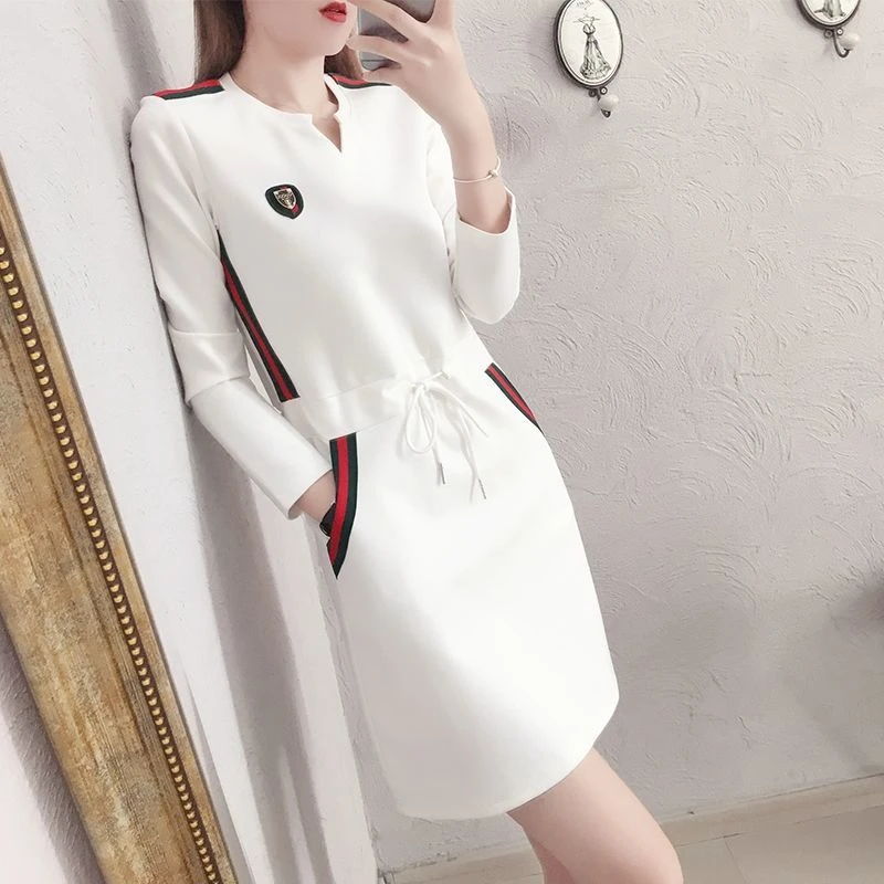 2025时尚新款春秋胖mm显瘦直筒连衣裙洋气减龄长袖/短袖休闲裙a4