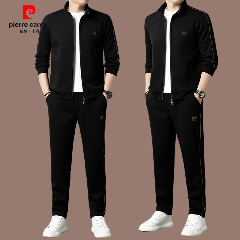 【皮尔卡丹官方正品】高档男士休闲运动套装早秋季时尚男装一整套潮