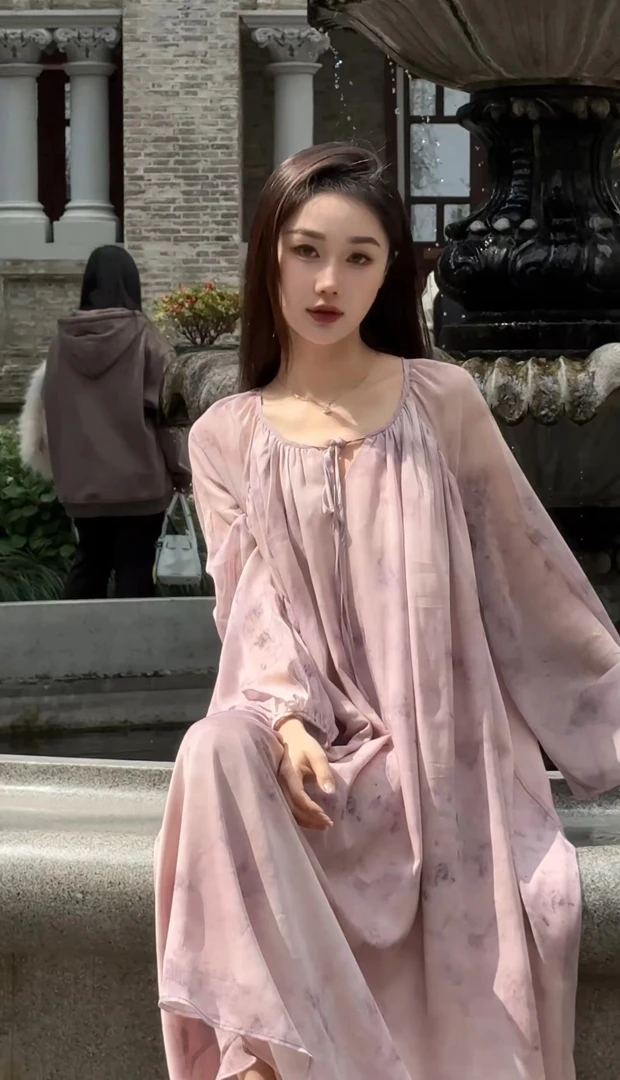 Mill Lin【紫霞仙子】新款仙女裙碎花紫仙裙夏季百搭连衣裙MM-72336