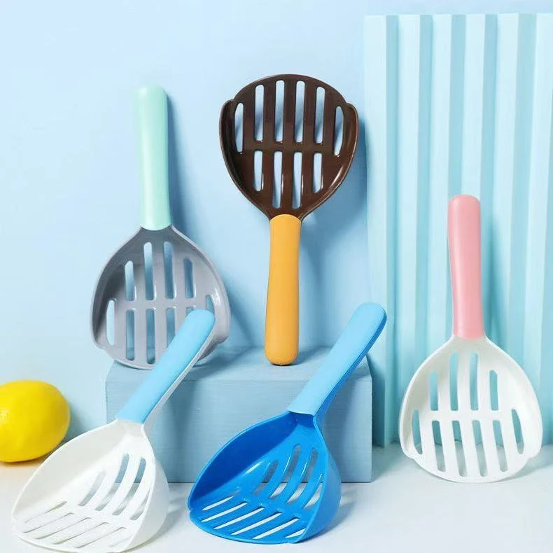 猫砂铲猫屎铲一体式精致猫砂铲爱猫族猫砂铲ins粉色混合