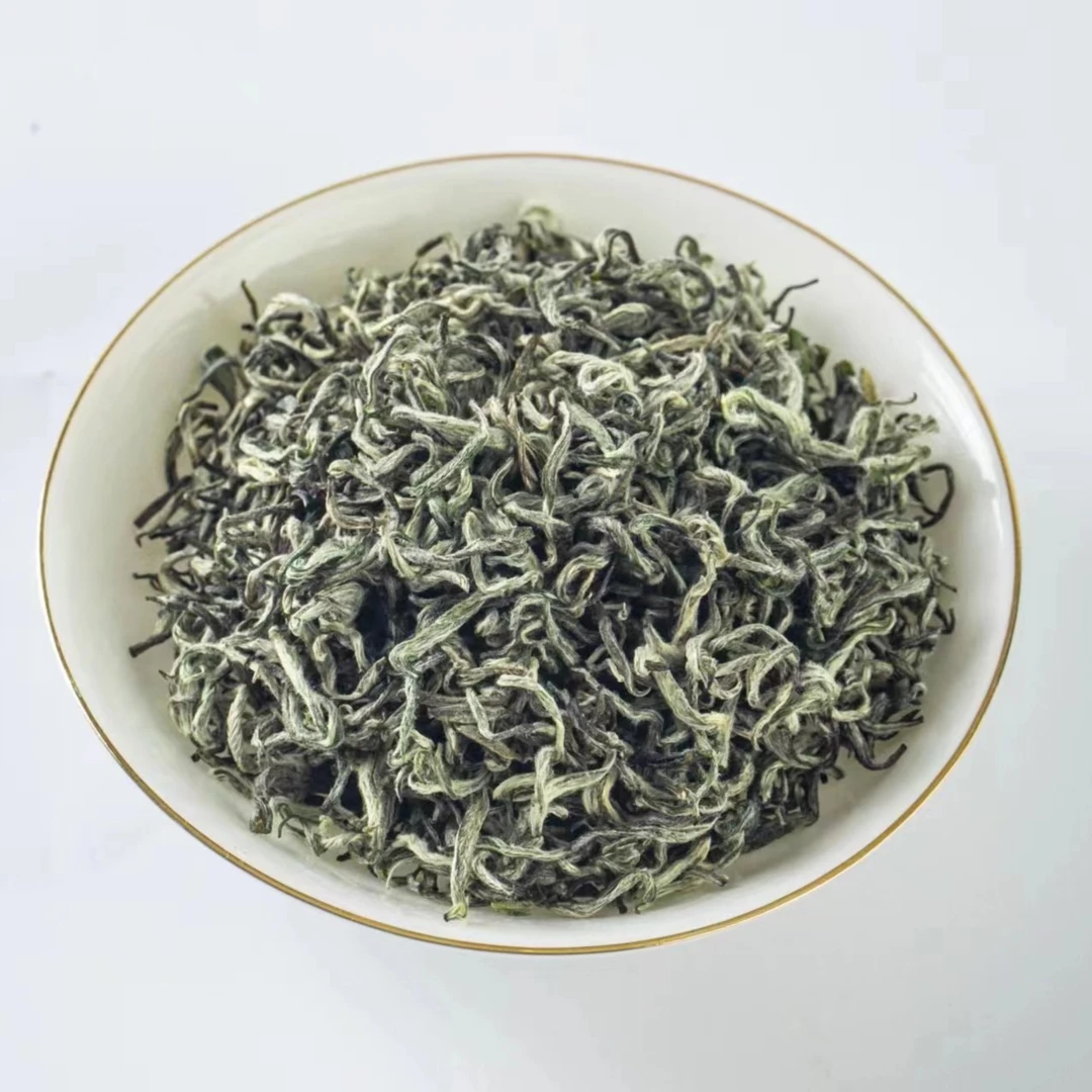 25年头春头采蒙顶山茶机制甘露碧螺春罐装净含量250g青绿茶栗香