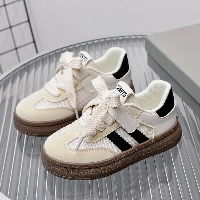 2024夏季新款透气软底时尚百搭休闲鞋男童女童