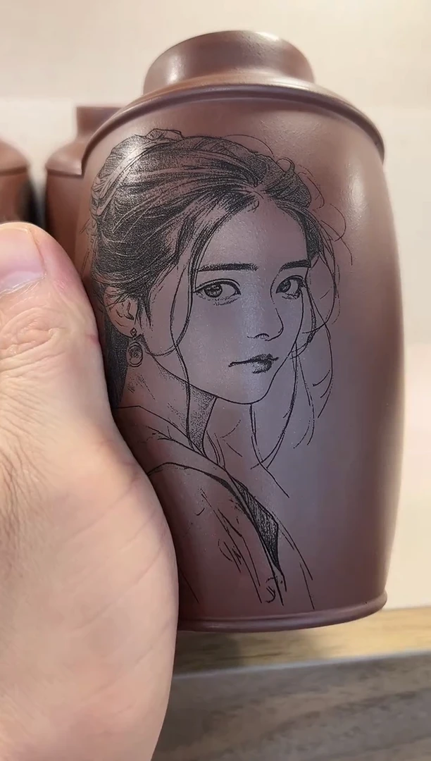 【闪购商品】紫砂茶叶罐高档茶具精品紫砂杯微瑕