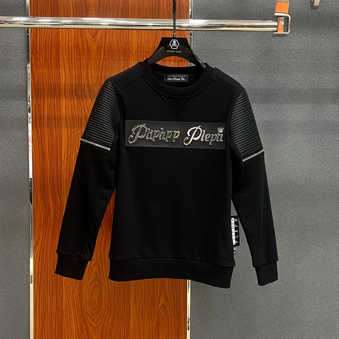 正品pp 意大利欧货潮牌 高端定制男士圆领时尚休闲秋冬卫衣W3360