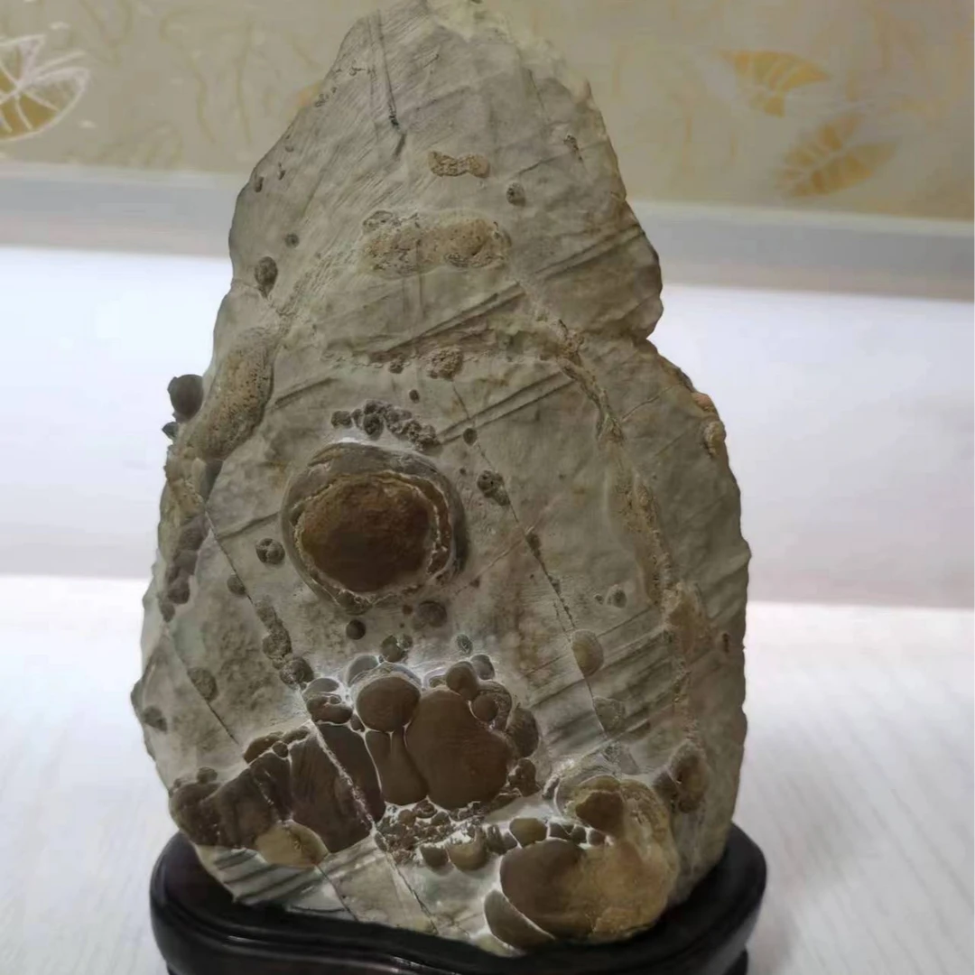 110-190灵璧石摆件居家室内书房桌面摆设