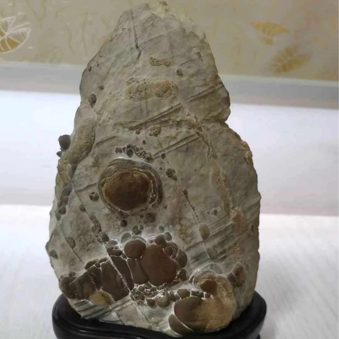 310-390灵璧石摆件居家室内书房桌面摆设