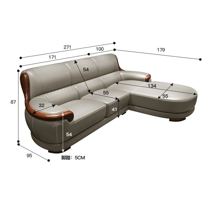 小扬哥推荐北欧风格真皮沙发意大利头层牛皮高端组合客厅大小型转