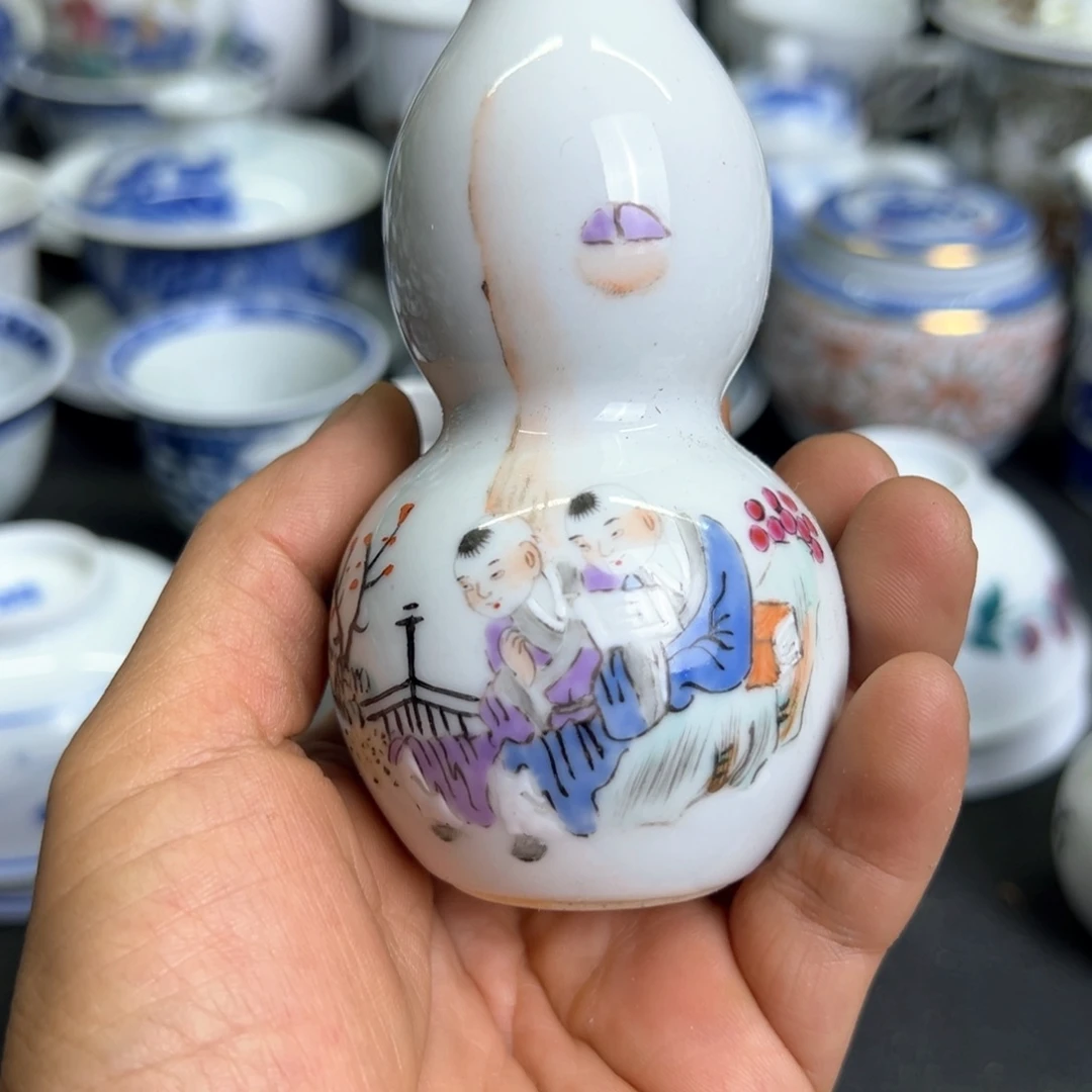 瓶景德镇陶瓷粉彩瓶