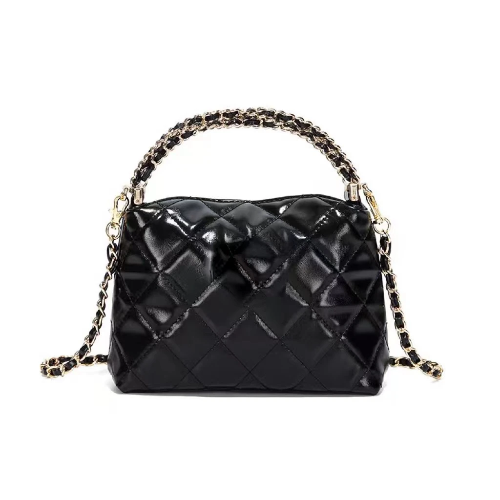 2024新款秋冬轻奢菱格小香风单肩斜跨休闲手提女包