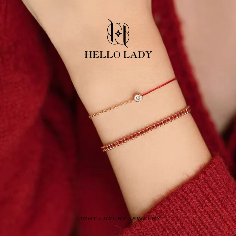 【V金版本】精工CNC 小红绳手链1351