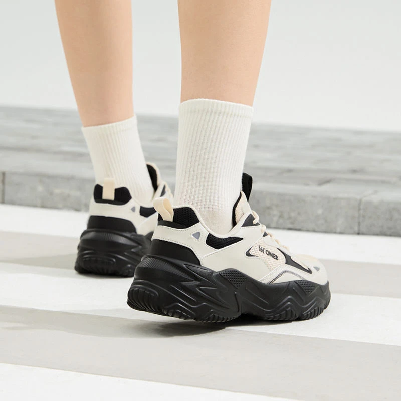 【361°可颂老爹鞋】面包鞋男女运动鞋2024年夏季新款网面休闲鞋潮鞋