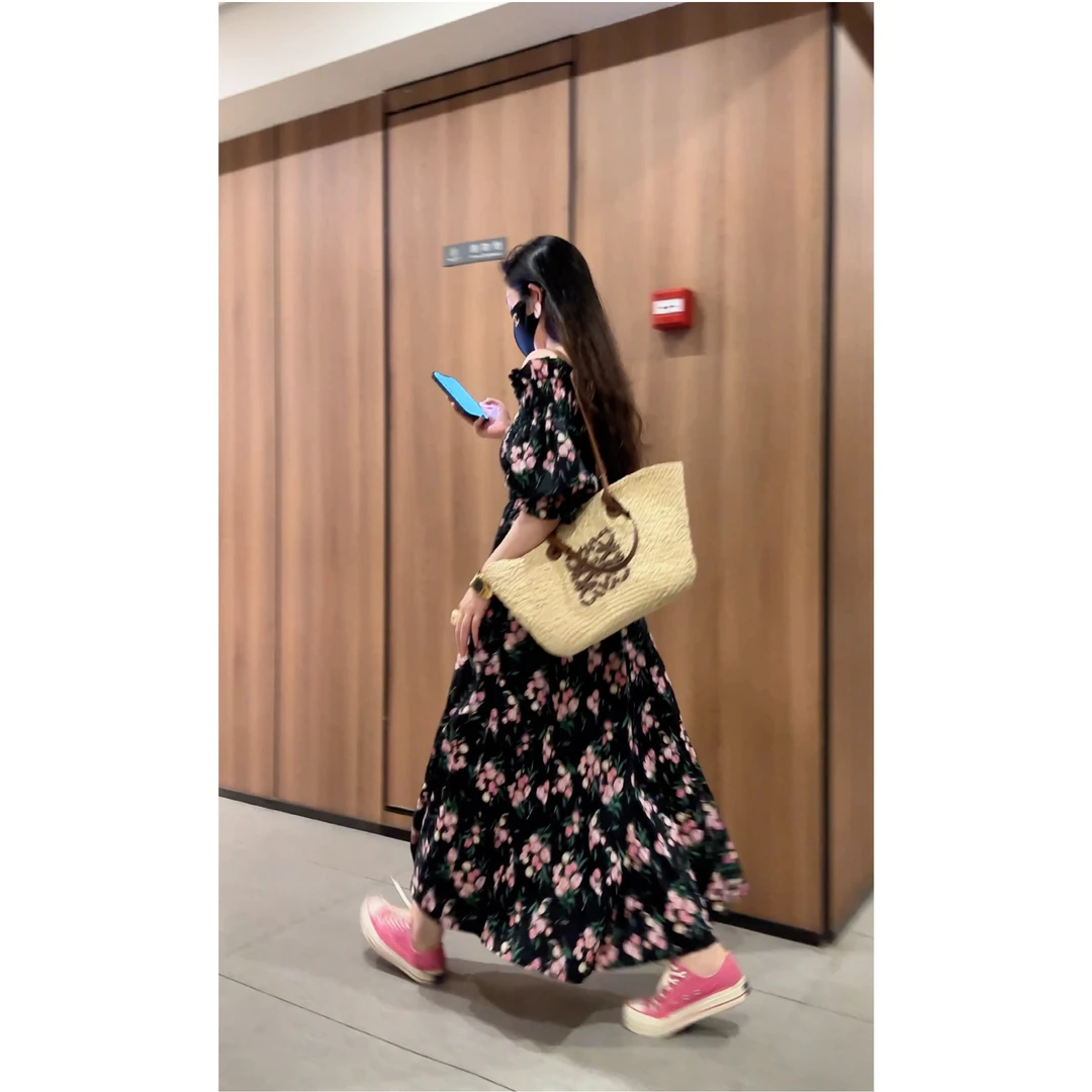 【广岛之恋】夏季高定郁金香百搭复古连衣裙