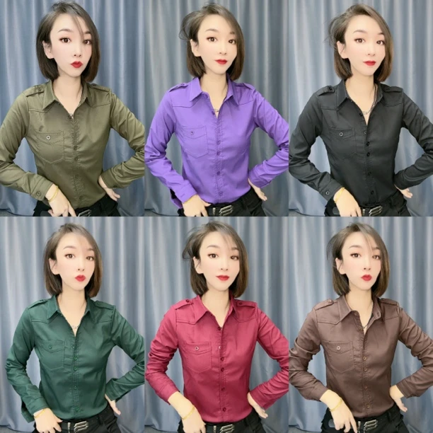 【加绒】6859新款加绒加厚长袖衬衫