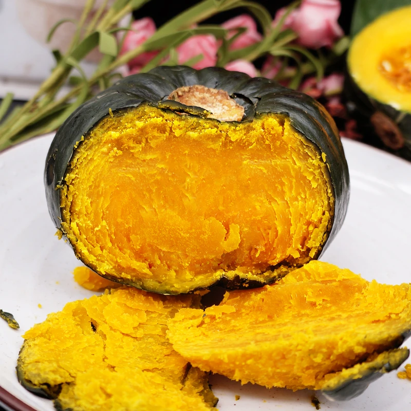 贝贝小南瓜现摘现发宝宝辅食板栗味粉糯香甜营养整箱五斤左右代餐