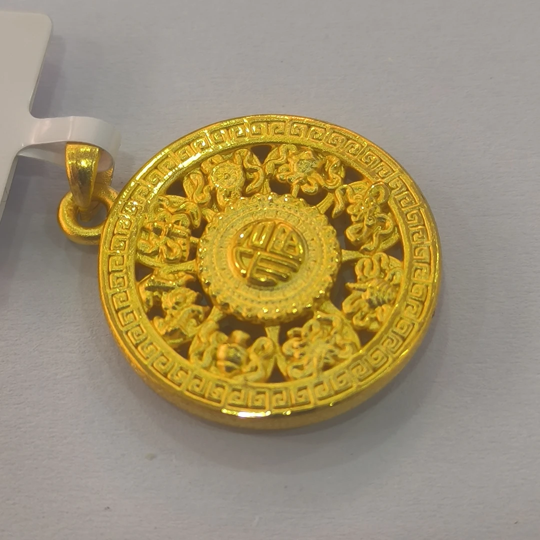 【小婷专享】 足金吊坠  罗盘吊坠  2.54  足金999